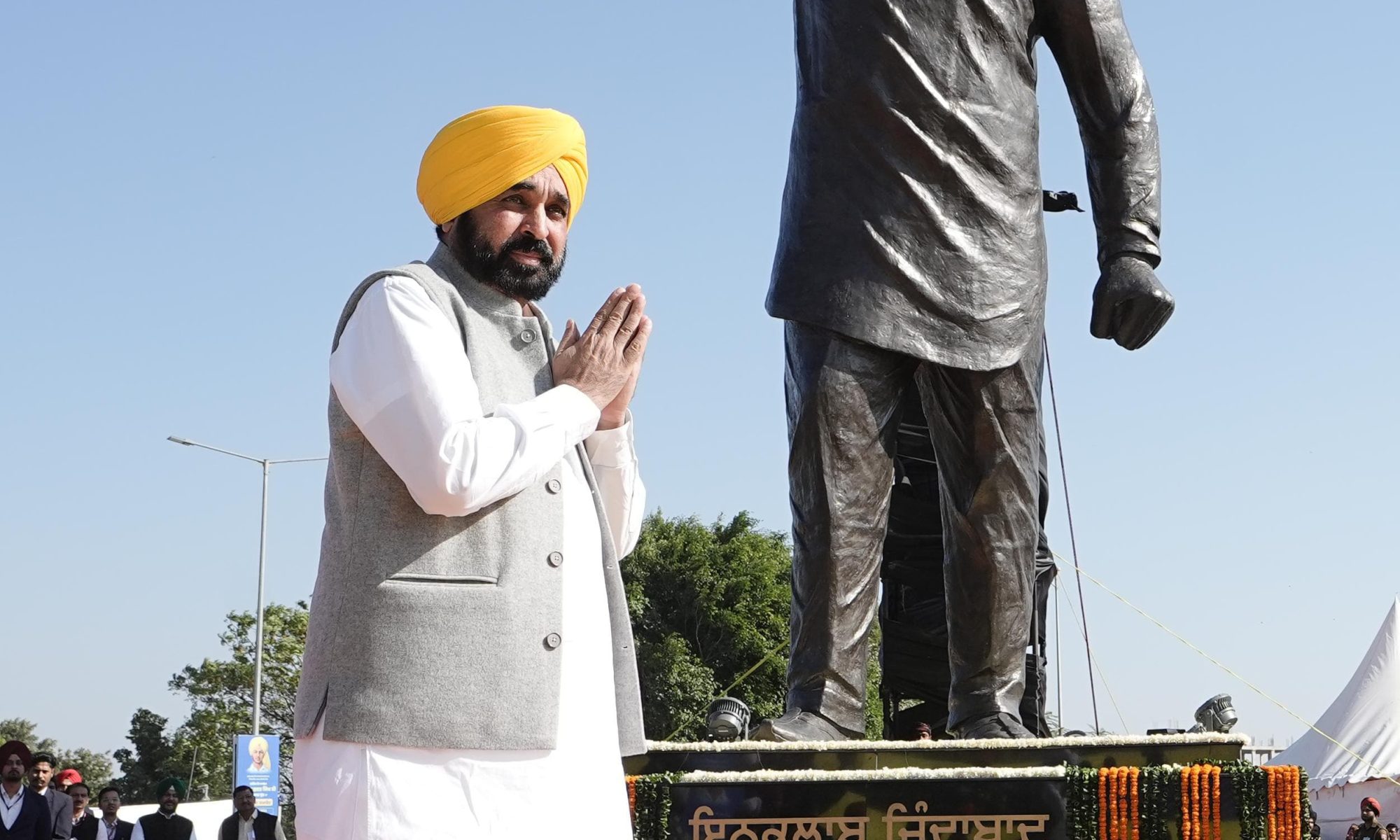 Chief Minister Bhagwant Mann Dedicates ‘Nishan-e-Inquilab’ Plaza to the People