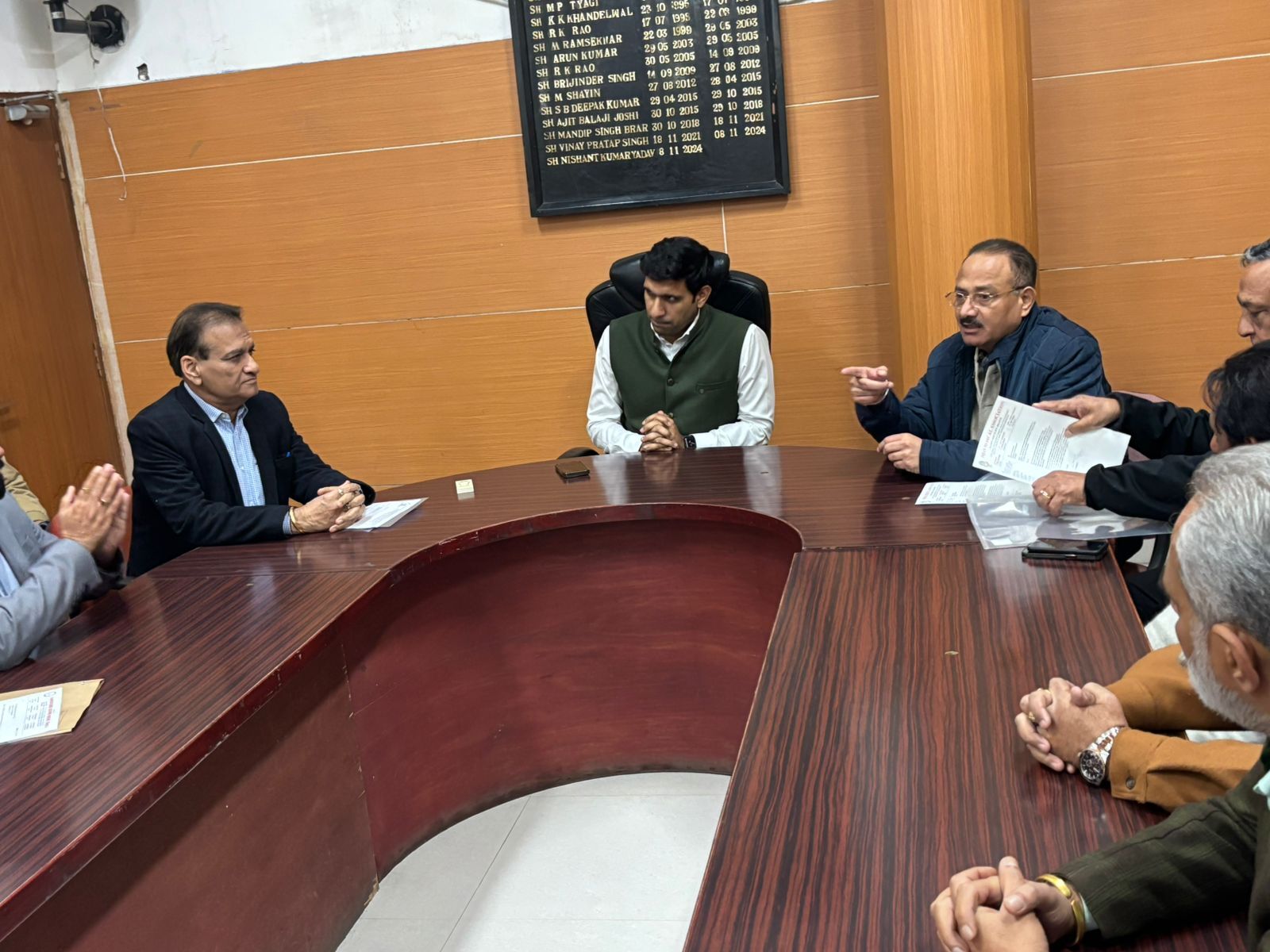 A delegation led by Arun Sood Meets Deputy Commissioner to change venue of Daljit Dosanjh and A P Dhillon events on 14th & 21st December at Chandigarh