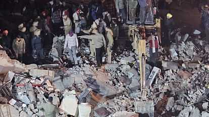 Major Accident in Mohali: Five-Storey Building Collapses, Several Feared Trapped; Basement Work Was Ongoing