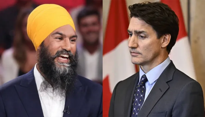 Jagmeet Singh Signals NDP Will Vote to Oust Trudeau’s Government in Canada