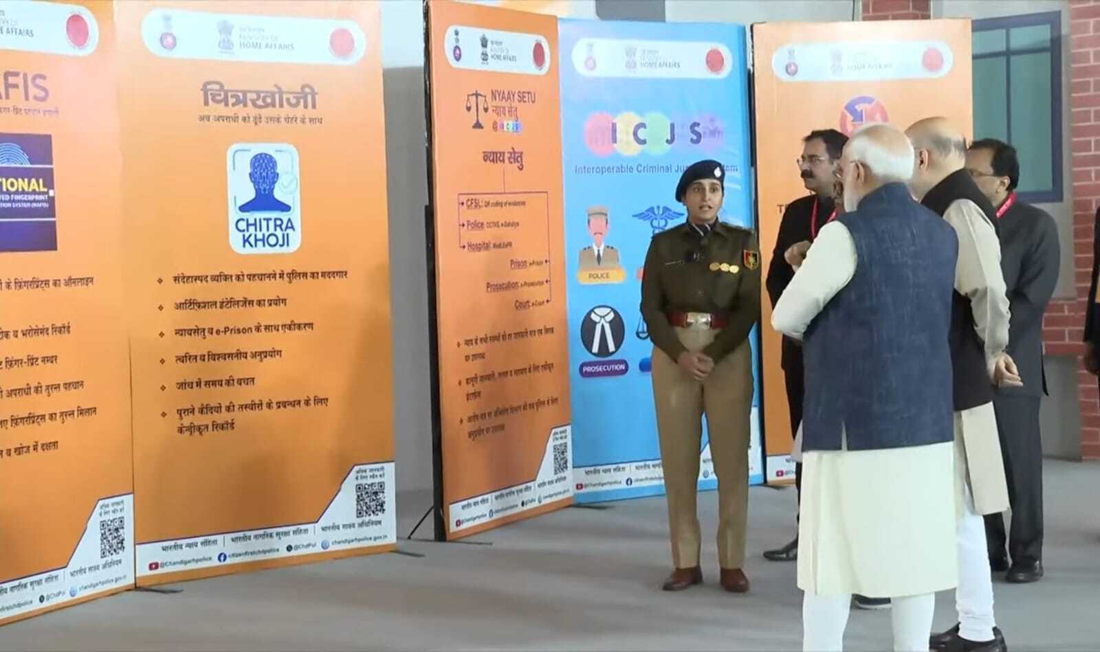 PM Modi Inaugurates Implementation of New Criminal Laws, Watches Live Crime Scene Investigation Demo