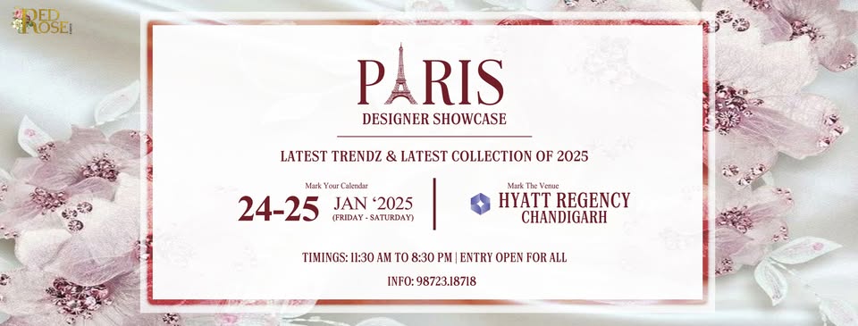 PARIS Designer Showcase 2025: A Grand Fashion Extravaganza Arrives in Chandigarh