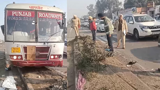 Accident in Jalandhar: Roadways Bus Coming from Pathankot Hits Several People, One Dead, Two Seriously Injured